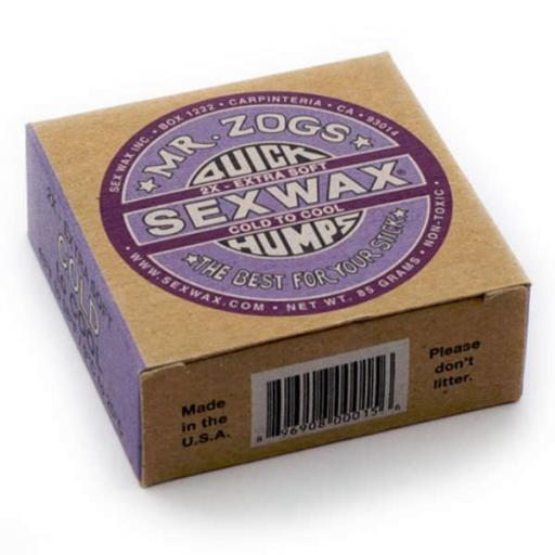 Sex Wax Quick Humps Surfboard Cold Water Wax